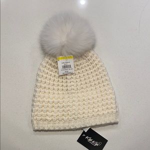 Kyi Kyi Canada ivory beanie